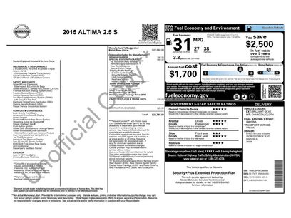 Used 2015 Nissan Altima 2.5 S w/ Special Edition Package