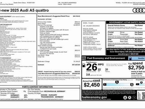 New 2025 Audi A5 2.0T Premium Plus image 31