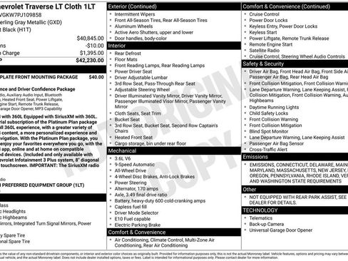 Used 2023 Chevrolet Traverse LT image 6