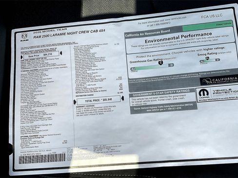 New 2026 RAM 2500 Laramie w/ Night Edition image 14