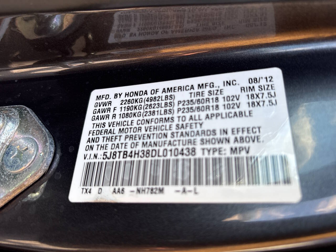 Used 2013 Acura RDX AWD image 33