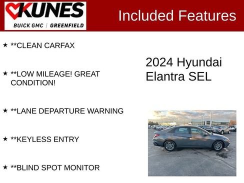 Used 2024 Hyundai Elantra SEL image 3