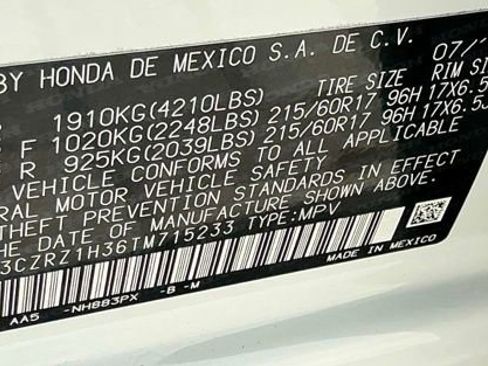 Certified 2026 Honda HR-V LX image 30