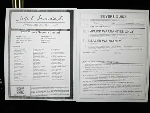 Used 2023 Toyota Sequoia Limited image 40