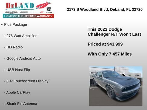 Used 2023 Dodge Challenger R/T w/ T/A Package RWD image 4