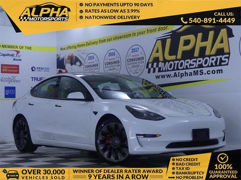Used 2023 Tesla Model 3 Performance AWD/4WD image 1