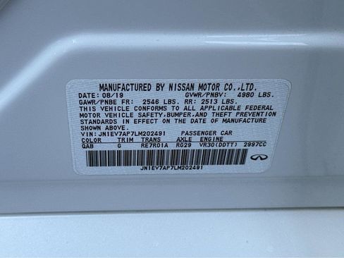 Used 2020 INFINITI Q50 Luxe image 39