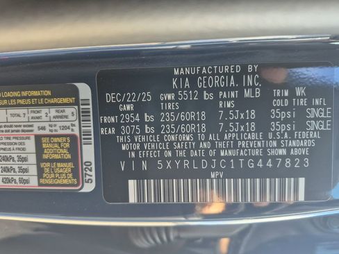 New 2026 Kia Sorento S image 28