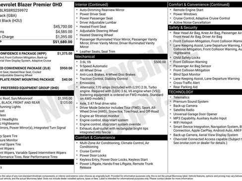 Used 2024 Chevrolet Blazer Premier w/ Driver Confidence II Package AWD/4WD image 2