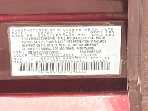 Used 2025 Nissan Sentra SV FWD image 24