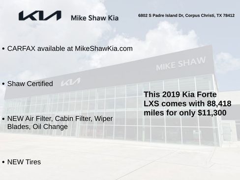 Used 2019 Kia Forte LXS FWD image 3