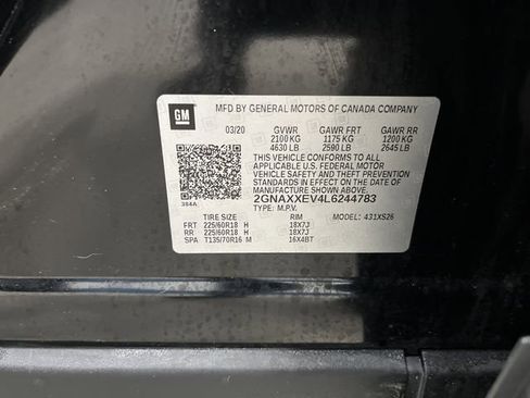 Used 2020 Chevrolet Equinox Premier w/ LPO, Floor Liner Package image 36