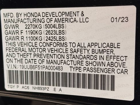 Used 2023 Acura TLX SH-AWD w/ A-SPEC Pkg image 49