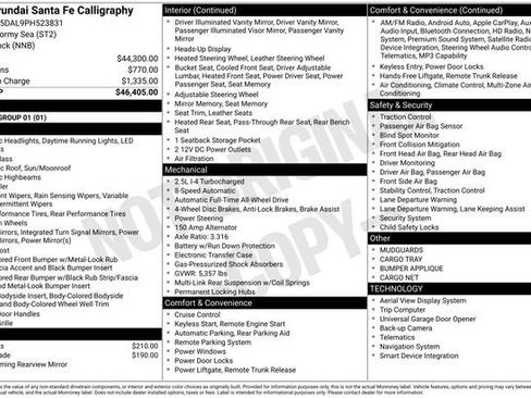 Certified 2023 Hyundai Santa Fe Calligraphy image 10