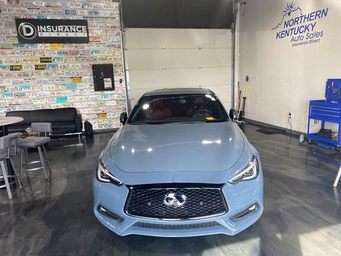 Used 2021 INFINITI Q60 Red Sport 400 w/ Carbon Fiber Package RWD image 3