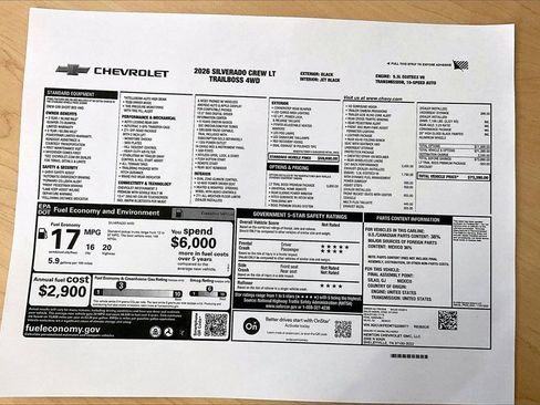 New 2026 Chevrolet Silverado 1500 LT Trail Boss w/ LT Trail Boss Premium Package image 14