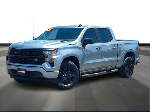 Used 2025 Chevrolet Silverado 1500 Custom w/ Turbomax Blackout Package RWD image 1
