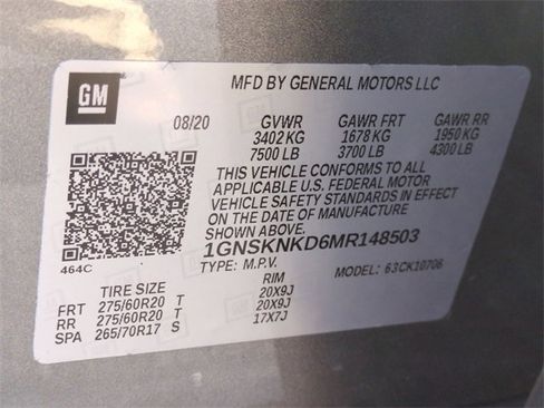 Used 2021 Chevrolet Tahoe LT w/ LT Signature Package image 35