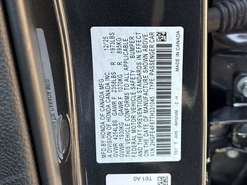 Certified 2026 Honda Civic Sport image 35