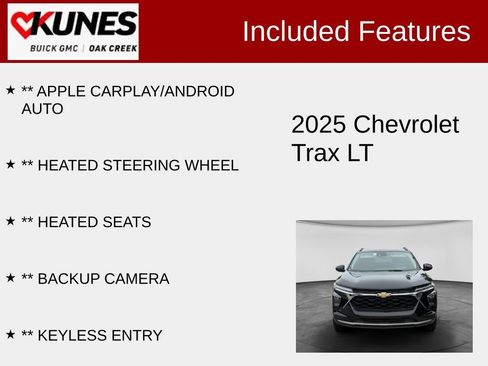 Used 2025 Chevrolet Trax LT w/ LT Convenience Package FWD image 2
