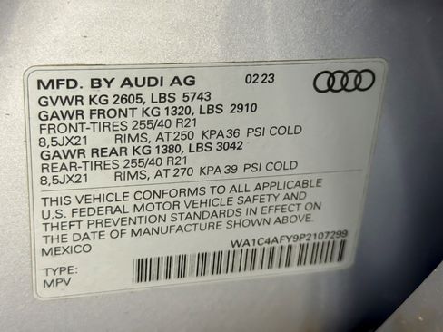 Used 2023 Audi SQ5 Prestige w/ Prestige Package AWD/4WD image 28
