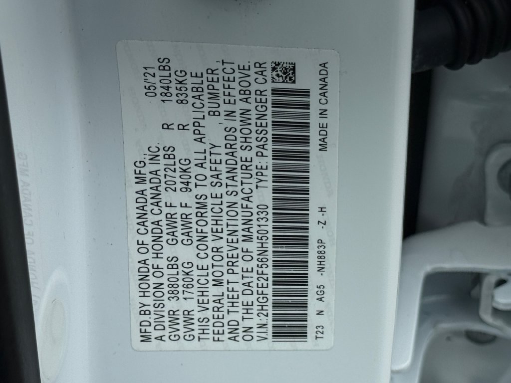 Used 2022 Honda Civic Sport image 26