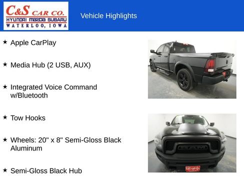 Used 2020 RAM 1500 Classic Warlock w/ Electronics Group AWD/4WD image 32