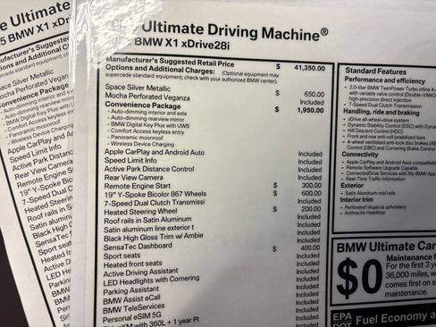 Used 2025 BMW X1 xDrive28i w/ Convenience Package image 34