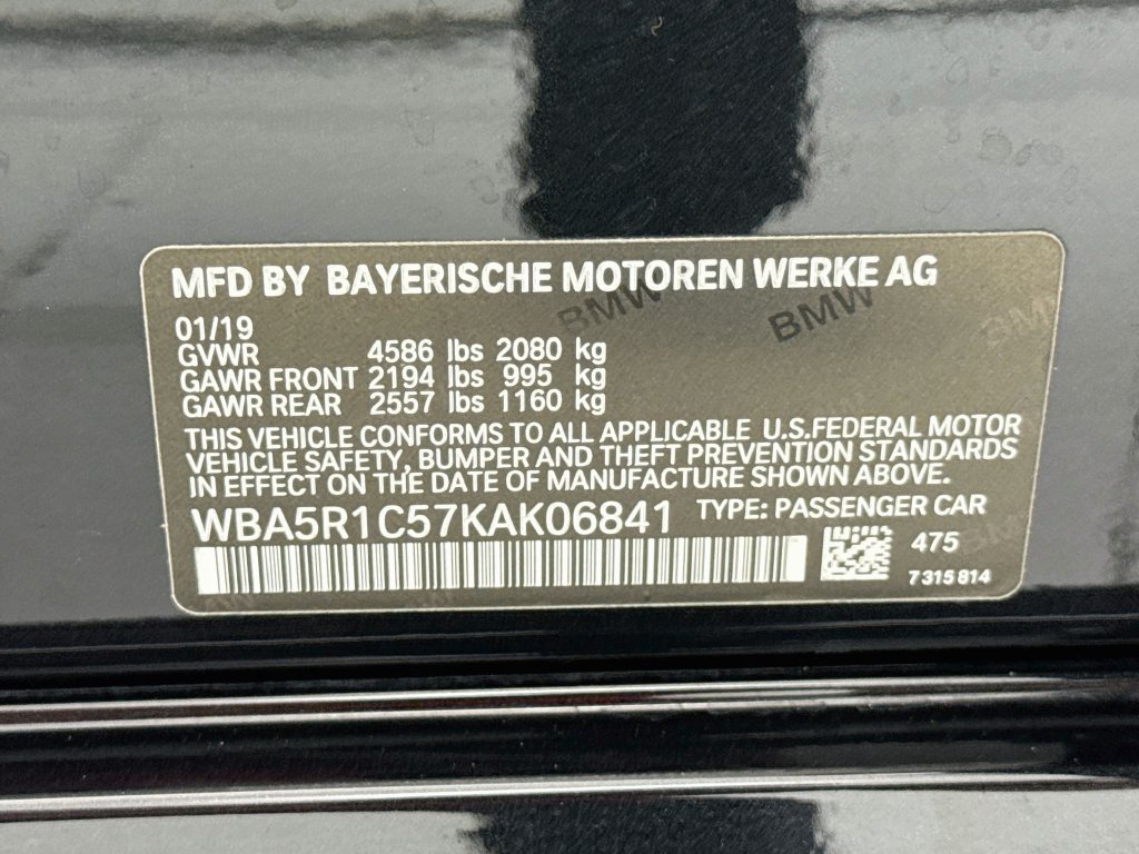Certified 2019 BMW 330i Sedan w/ Driving Assistance Package RWD image 34