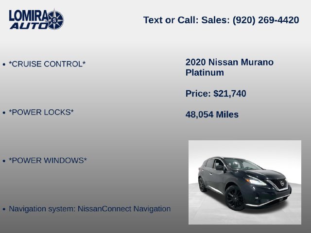Used 2020 Nissan Murano Platinum AWD/4WD image 8