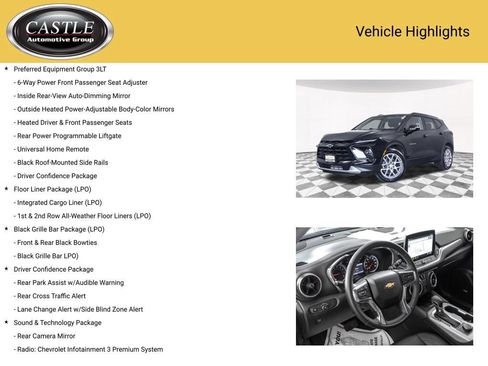 Certified 2023 Chevrolet Blazer LT w/ Sound & Technology Package FWD image 3