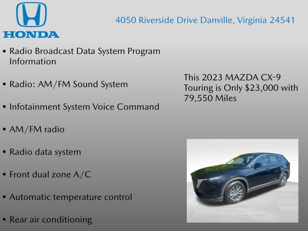 Used 2023 MAZDA CX-9 Touring AWD/4WD image 22