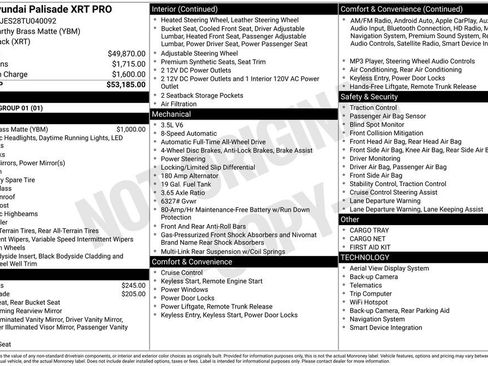 New 2026 Hyundai Palisade XRT Pro AWD/4WD image 24