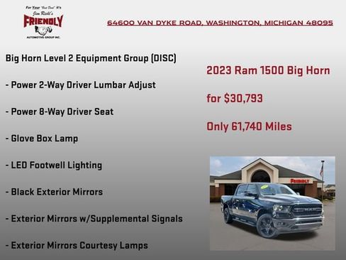 Used 2023 RAM 1500 Big Horn AWD/4WD image 15