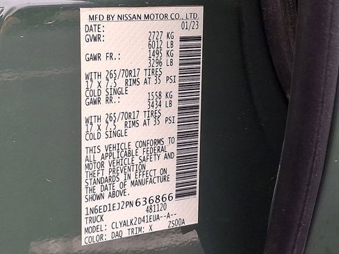 Used 2023 Nissan Frontier Pro-X w/ Tow Package image 26