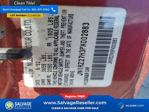 Used 1993 Nissan 300ZX Convertible RWD image 16