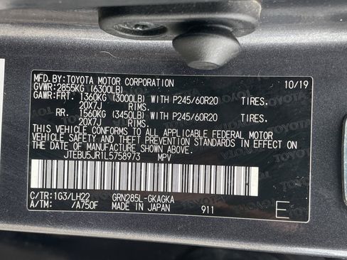 Used 2020 Toyota 4Runner Limited image 10