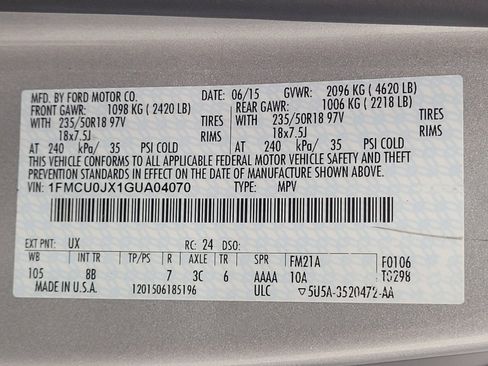 Used 2016 Ford Escape Titanium FWD image 33