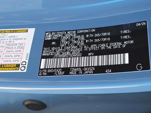 New 2026 Toyota 4Runner TRD Off-Road Premium AWD/4WD image 36
