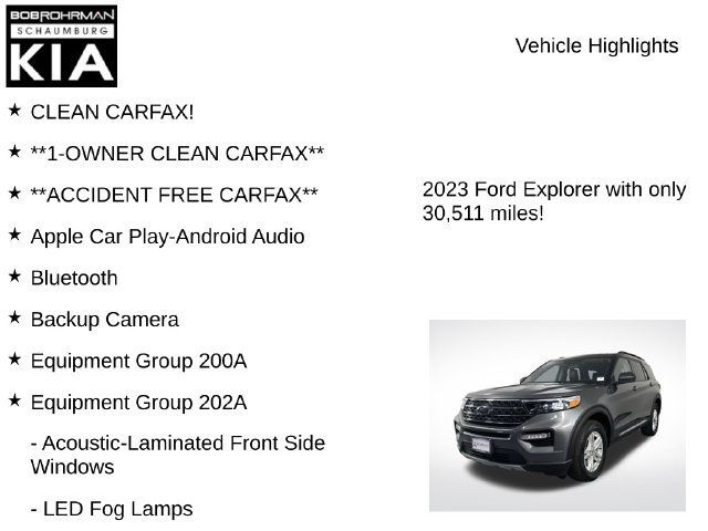 Used 2023 Ford Explorer XLT w/ Equipment Group 202A AWD/4WD image 7