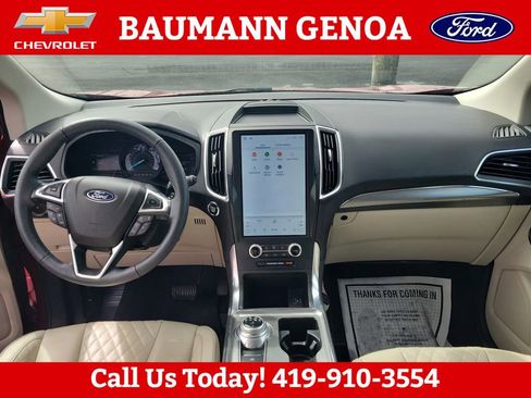 Used 2023 Ford Edge Titanium w/ Class II Trailer Tow Package AWD/4WD image 17