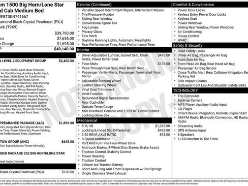 Used 2019 RAM 1500 Big Horn AWD/4WD image 10