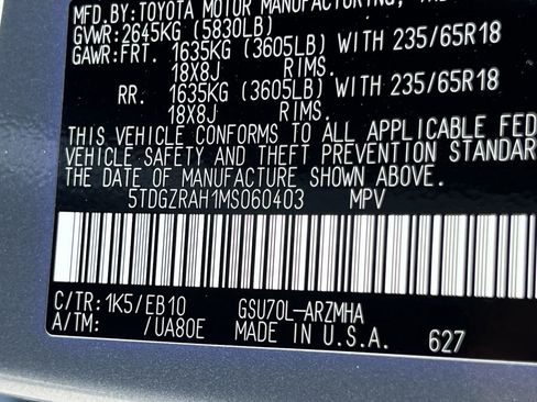 Used 2021 Toyota Highlander XLE FWD image 27