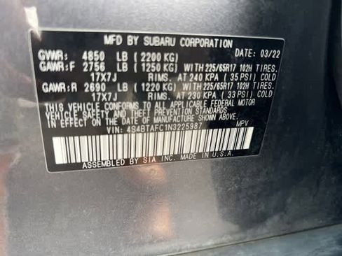 Certified 2022 Subaru Outback Premium image 12