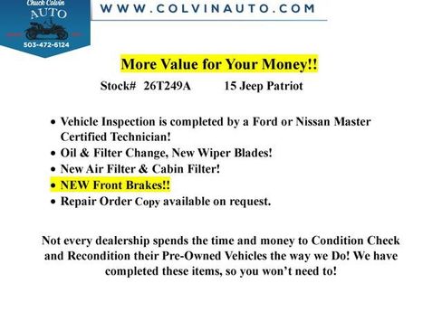 Used 2015 Jeep Patriot Sport FWD image 6