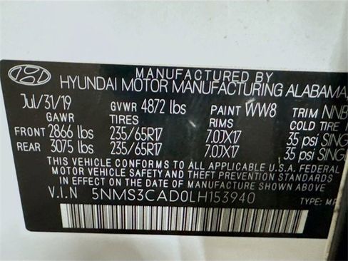 Used 2020 Hyundai Santa Fe SEL w/ Cargo Package image 14