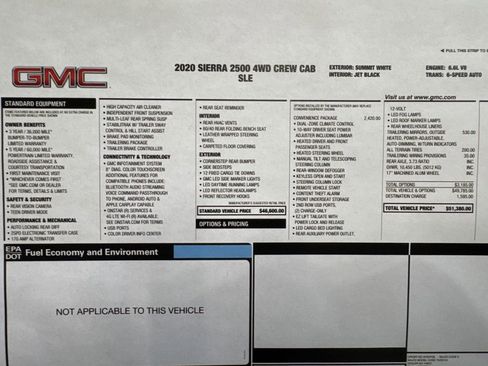 Used 2020 GMC Sierra 2500 SLE w/ SLE Convenience Package image 54