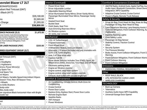 Used 2023 Chevrolet Blazer LT w/ Convenience Package image 6