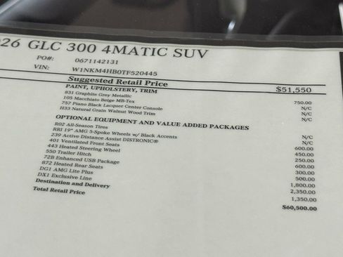 New 2026 Mercedes-Benz GLC 300 4MATIC image 19