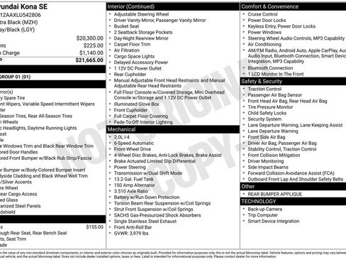 Used 2020 Hyundai Kona SE image 6